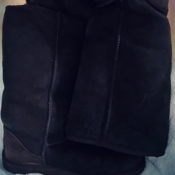 UGG Classic Tall 2 Women's Pull On Winter Boots - Black - Picture 2 of 4